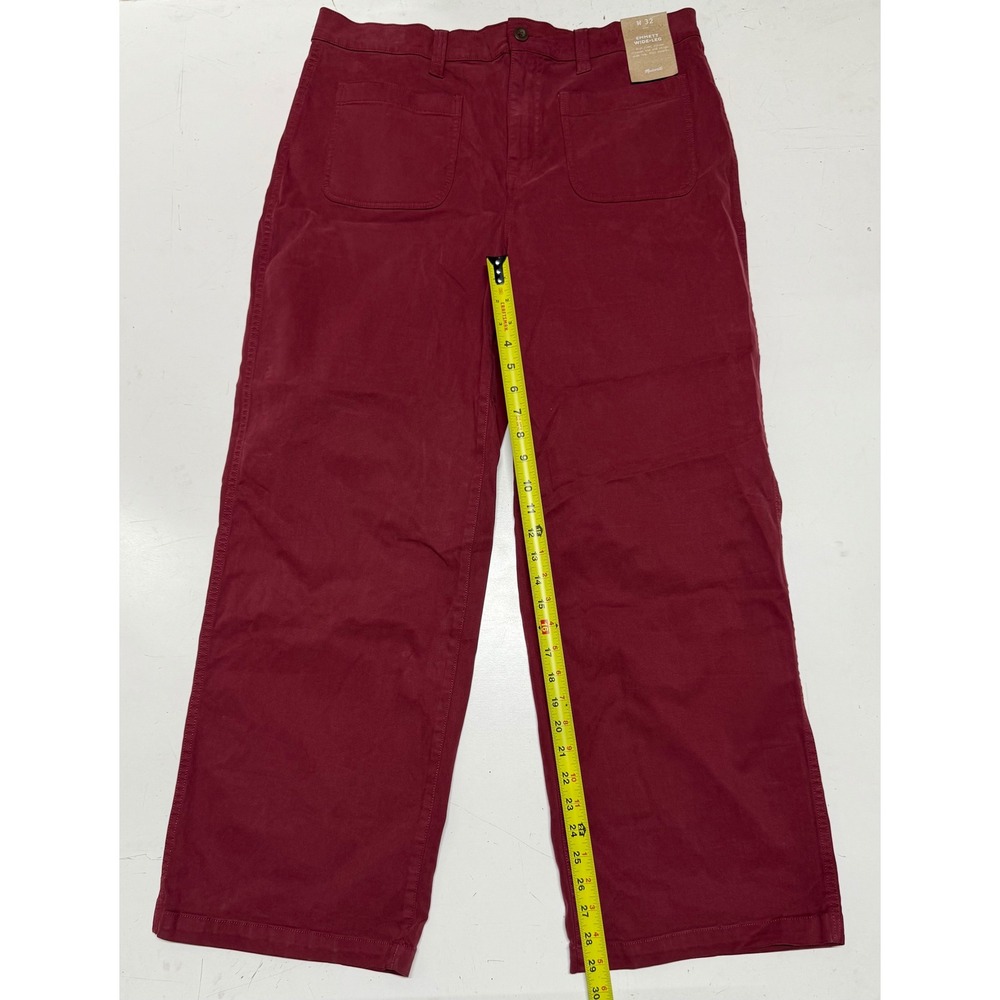 Wide-Leg Women's Corduroy Pants in Burgundy